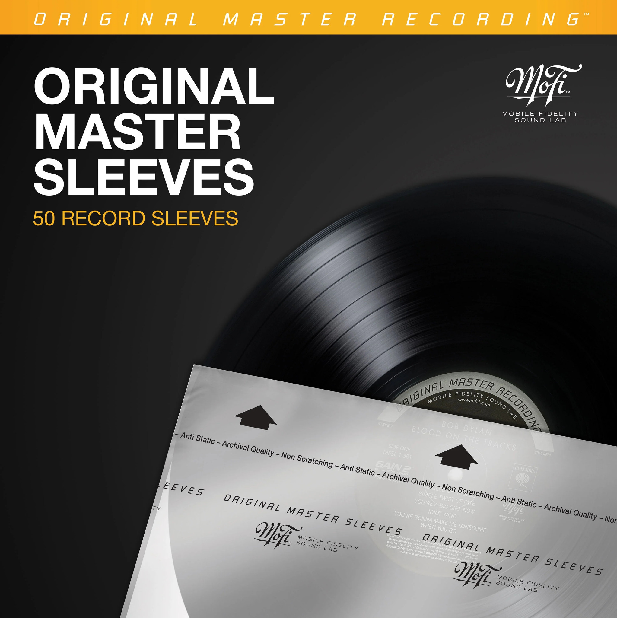Mobile Fidelity Original Master Inner Sleeves