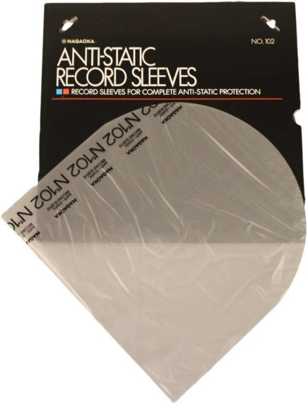 Nagaoka No.102 Anti-Static Inner Sleeves